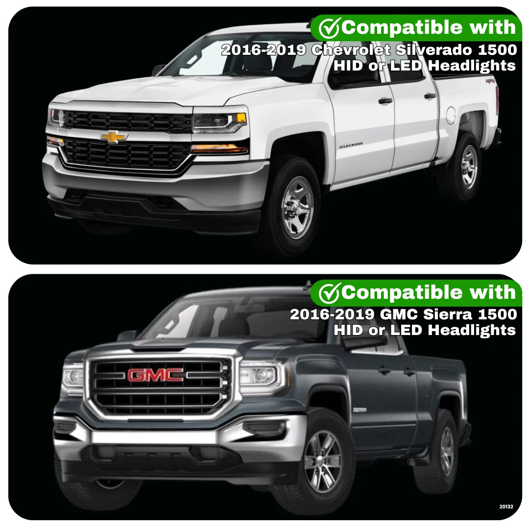 Chevrolet / GMC Silverado & Sierra 1500 Parking Light Adapter for HID/LED Headlights (2016-2019) - Image 2