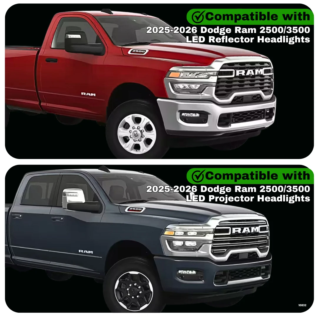 Dodge Ram 2500 & 3500 DRL Adapter for LED Headlights (2025-2026) - Image 2