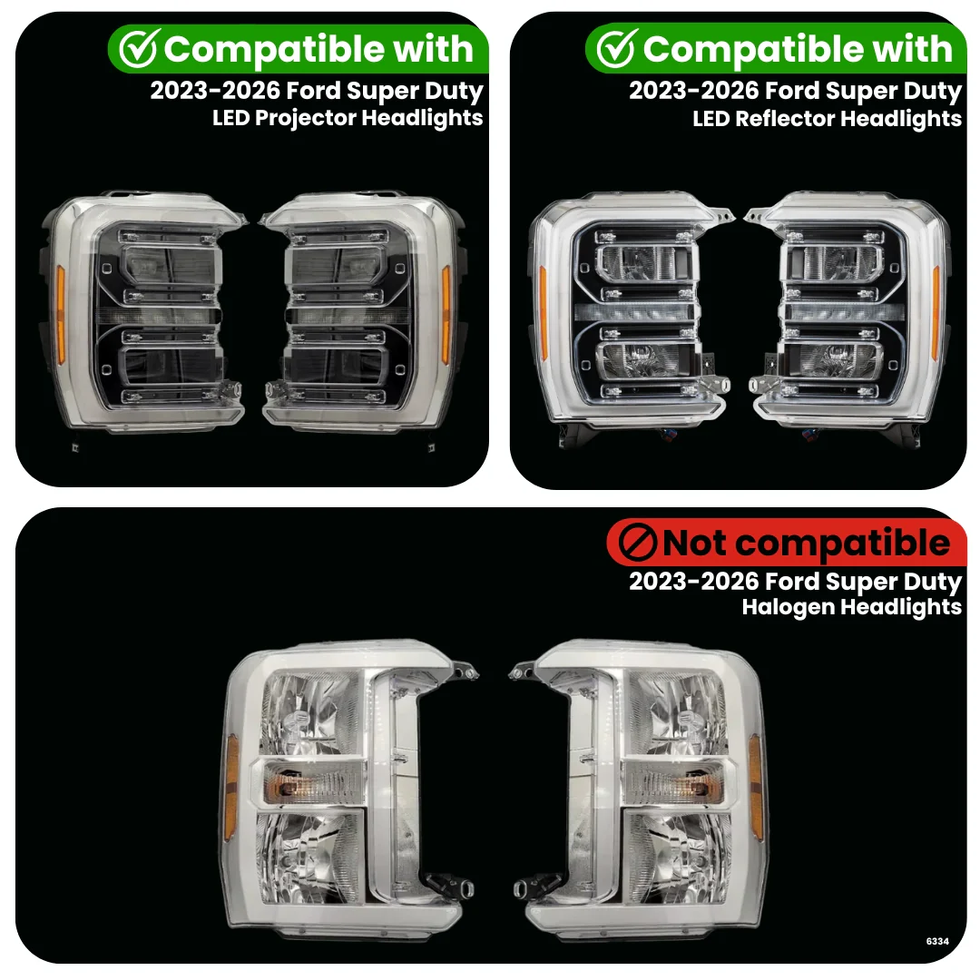 Super Duty Dynamic LED Headlight Adapter (2023-2026) - Image 2