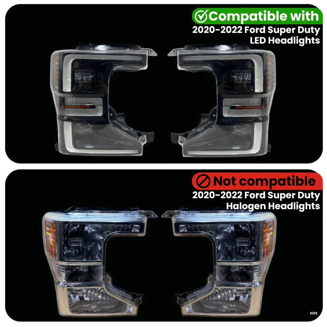 F-Series Super Duty Parking Lights Adapter for LED Headlights (2020-2022) - Image 2