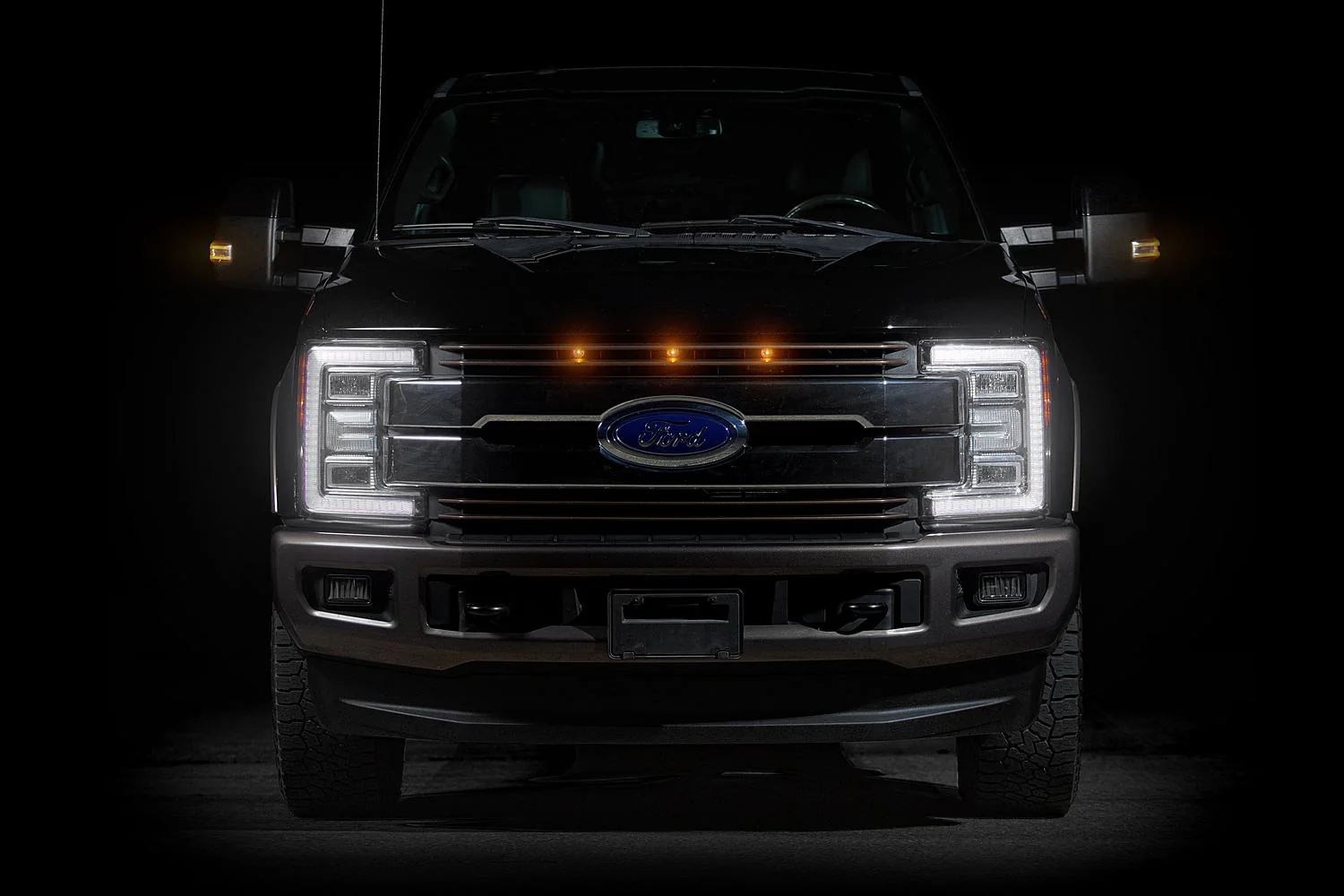 Ford Super Duty Raptor Style Grille Lights Kit (2017-2019) - Image 3