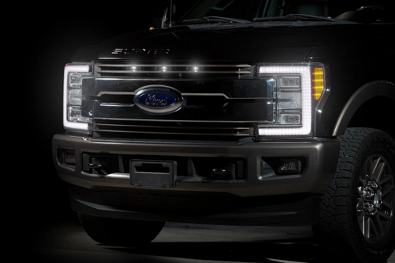 Ford Super Duty Raptor Style Grille Lights Kit (2017-2019) - Image 5