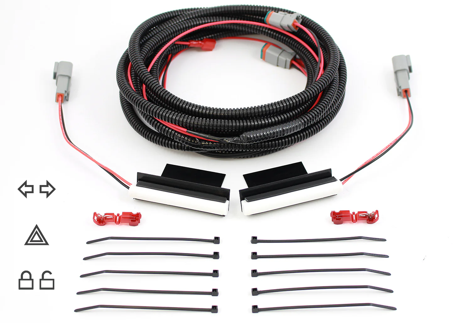 Ford Mustang Hood Mounted Turn Signal Lighting Kit - Fits All (2005-2014) - Image 2